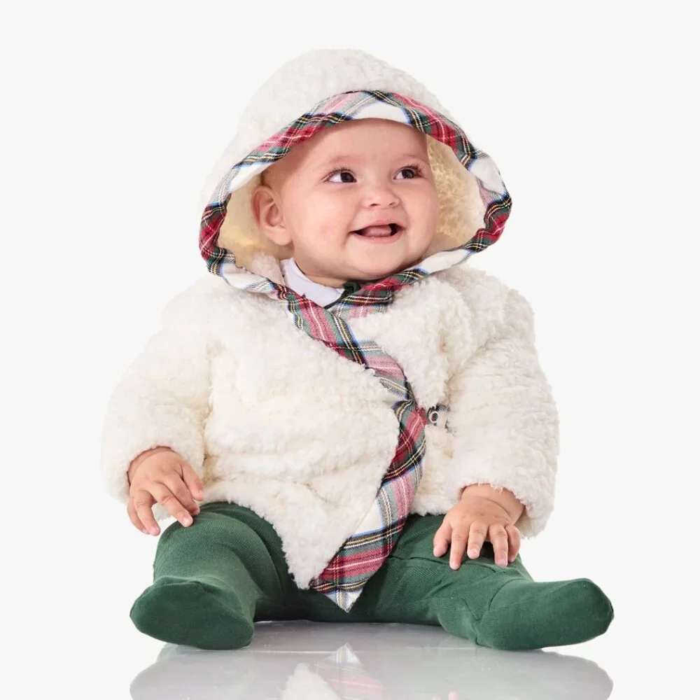 Pottery Barn Stewart Plaid Nursery Robe (3-9 months)